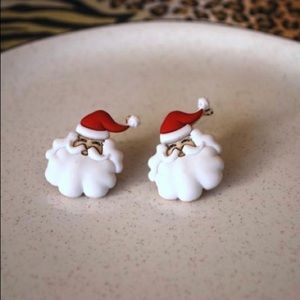 Santa Earrings - Christmas Earrings Studs ⛄️🎄🎅